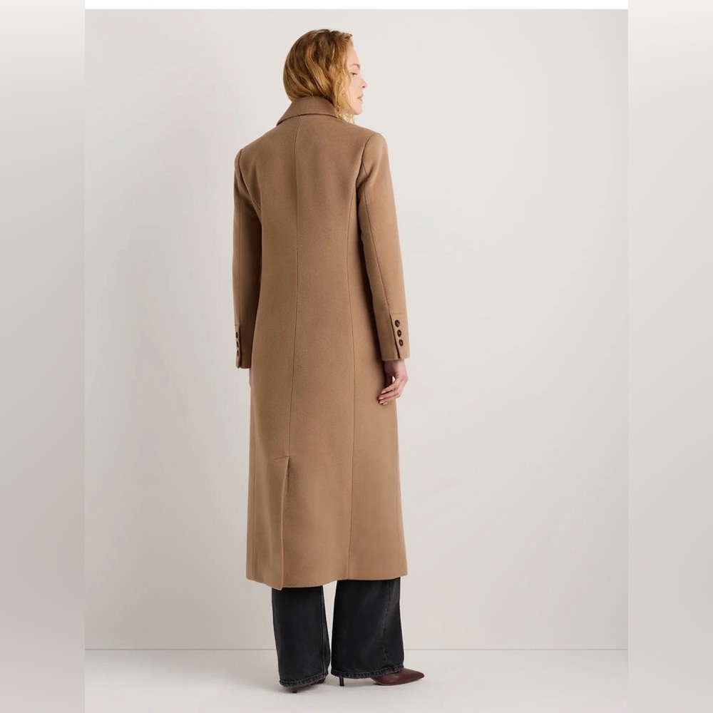 Quince Wool Cashmere Tailored Long Coat - Picture 12 of 16